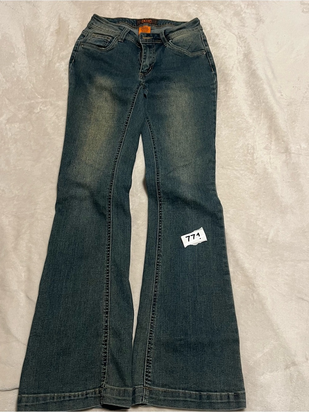 Women's Dark Wash Flared Jeans -Crest Pramium Jeans Boot Cut